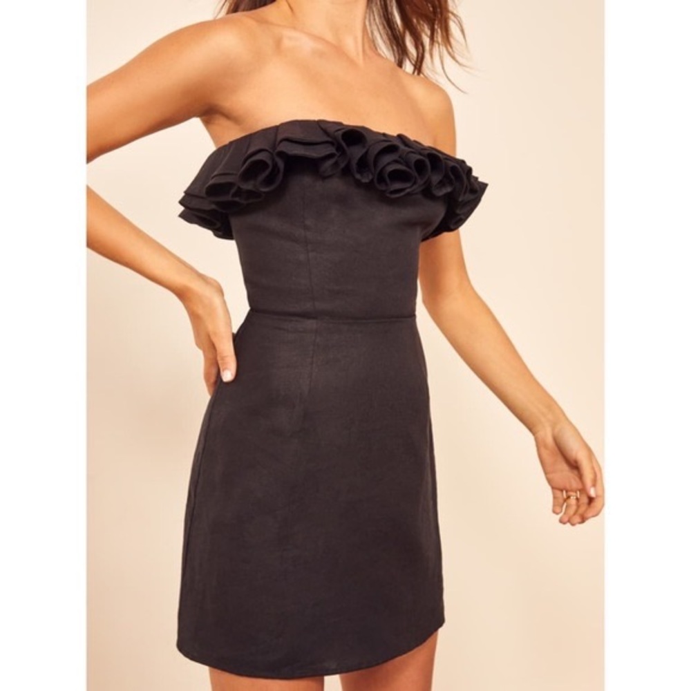Reformation Reef Dress in Black sz 4